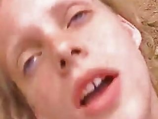 A German Woman Is Being Sprayed By A Garden Hose In This Uncensored Sunporno Video.